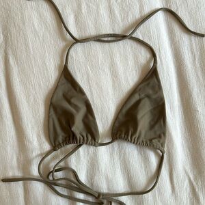 Tan + Lines bikini top